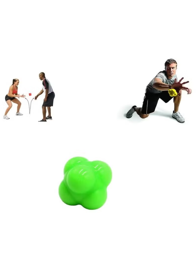 Reaction Ball Sports Speed and Agility Training Ball High Rebound Six ...