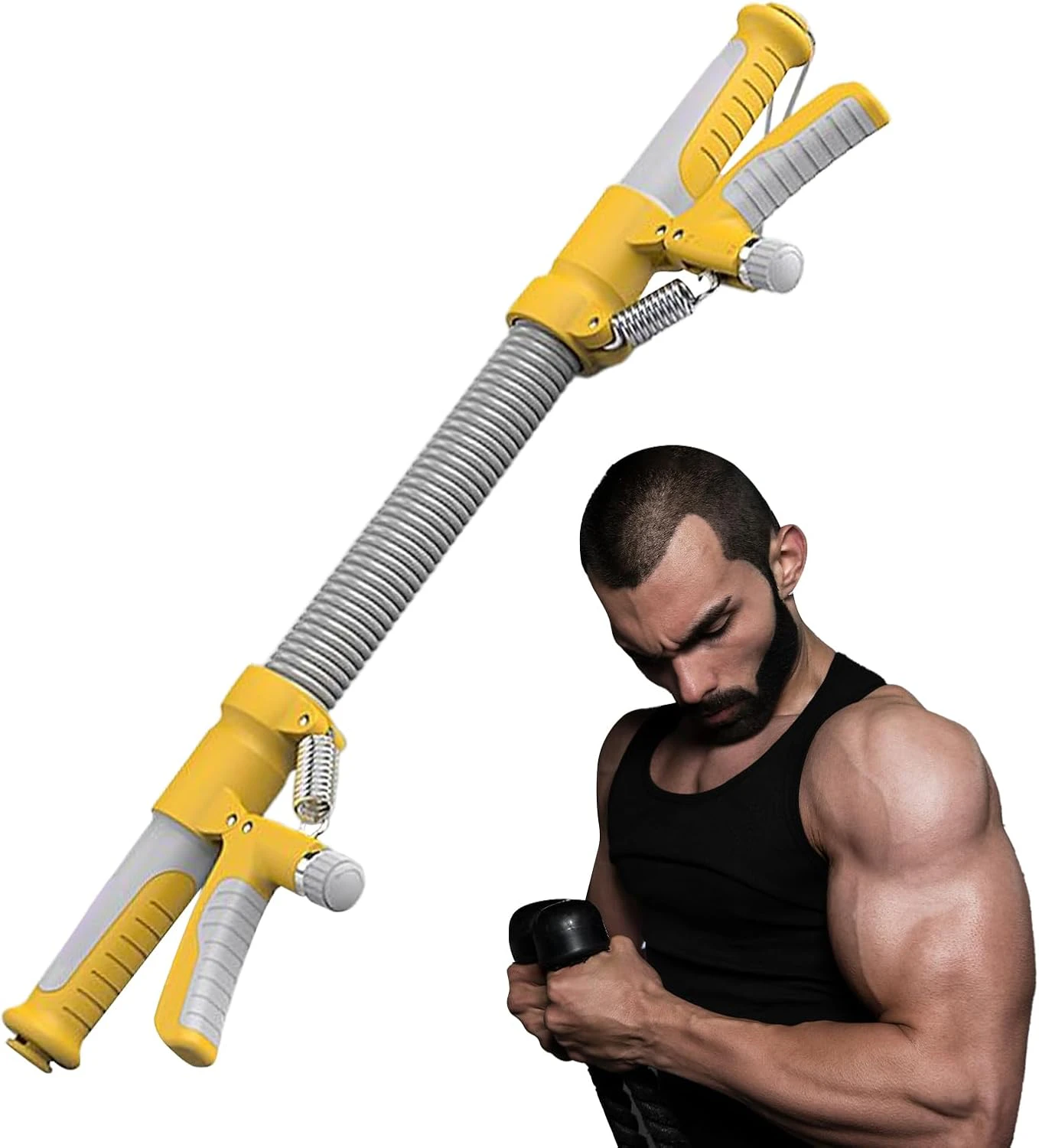 2-in-1 Forearm and Arm Exercise Machine – Arm Strengthening Bar with ...